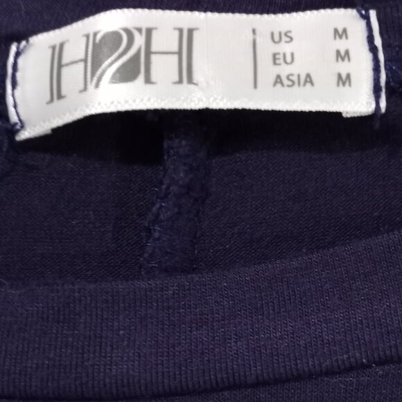 H2H DEEP AUBERGINE|PURPLE BATWING TOP WOMEN SIZE M - Picture 3 of 8